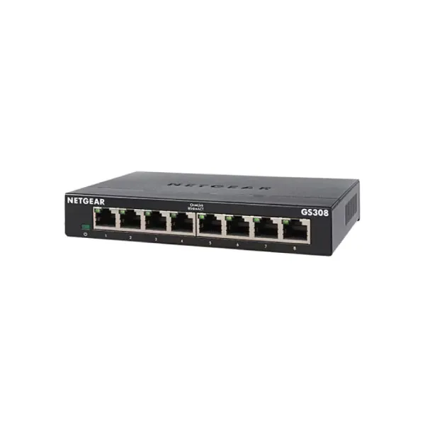 NETGEAR GS308 8-PORT GIGABIT UNMANAGED SWITCH