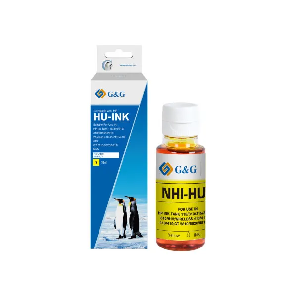 G&G GT52-YELLOW NHI-HUY-70ml Bottle Ink