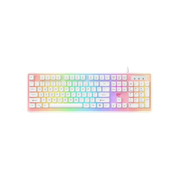 HAVIT KB876L (WHITE) GAMENOTE USB MULTI-FUNCTION BACKLIT KEYBOARD