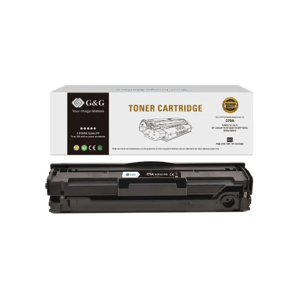 G&G NT-PH279C-B LASER MONOCHRONE TONER for HP LASER JET PRO M12a/M12W, MFP M26a/M26W/M26NW