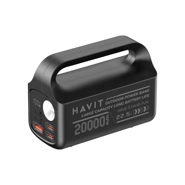 Havit PBB201 20000mAh Power Bank With Built-In Flashlight
