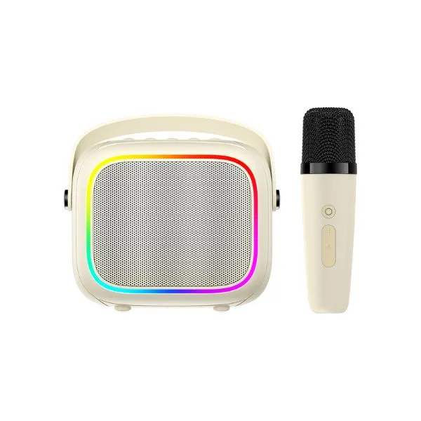 HAVIT SK818BT MINI PORTABLE KARAOKE BLUETOOTH MICROPHONE WIRELESS RGB SPEAKER