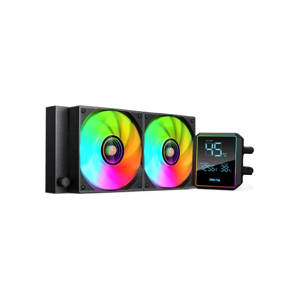 Value-Top TYDAL 240D 240mm Liquid Cooler with Temperature Display