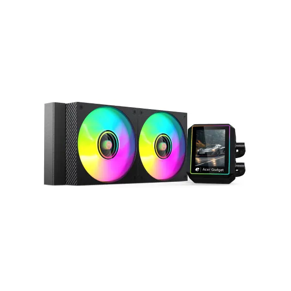 Acer Gadget ZUOOS SmartCool W240AL2.8 All-in-One Liquid Cooler with 2.8” IPS Display