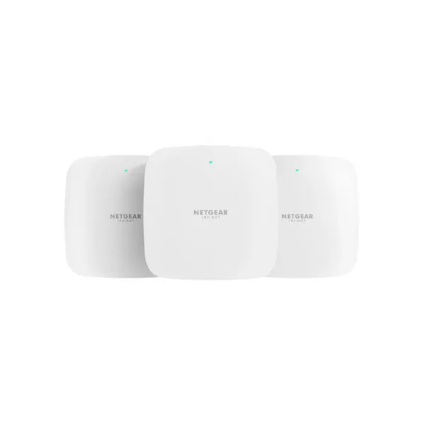 NETGEAR WAX333 Insight Managed Wi-Fi 6 AX3000 Dual-Band Access Point with Gigabit PoE (3-Pack)